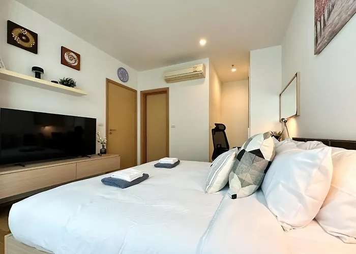 Modern Expansive - Ultra Fast Wifi - Bts Phrom Phong 펜션 *